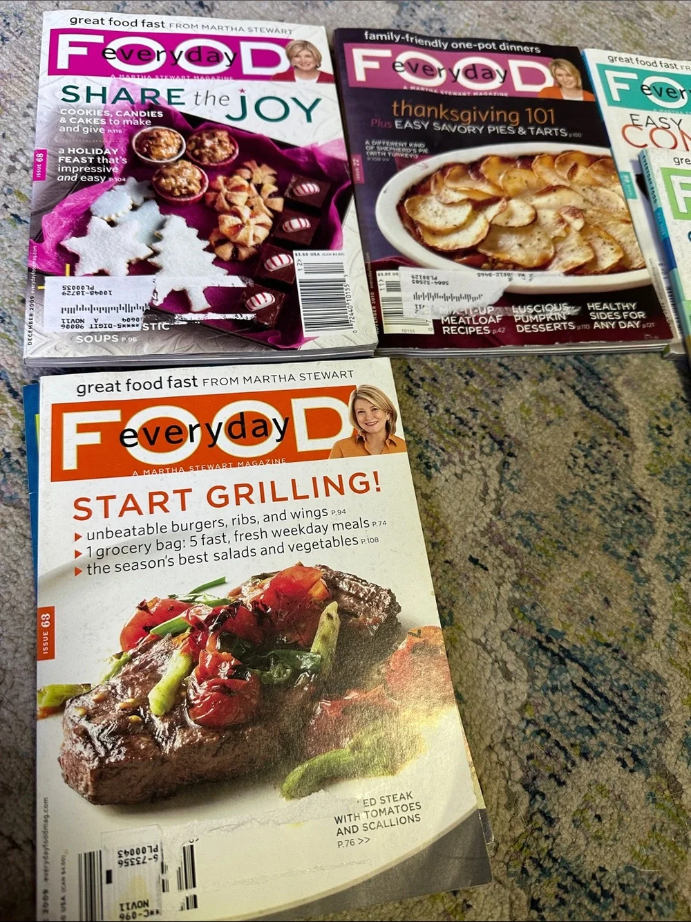 Everyday FOOD magazines by Martha Stewart Set